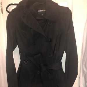 EXPRESS BLACK TRENCHCOAT